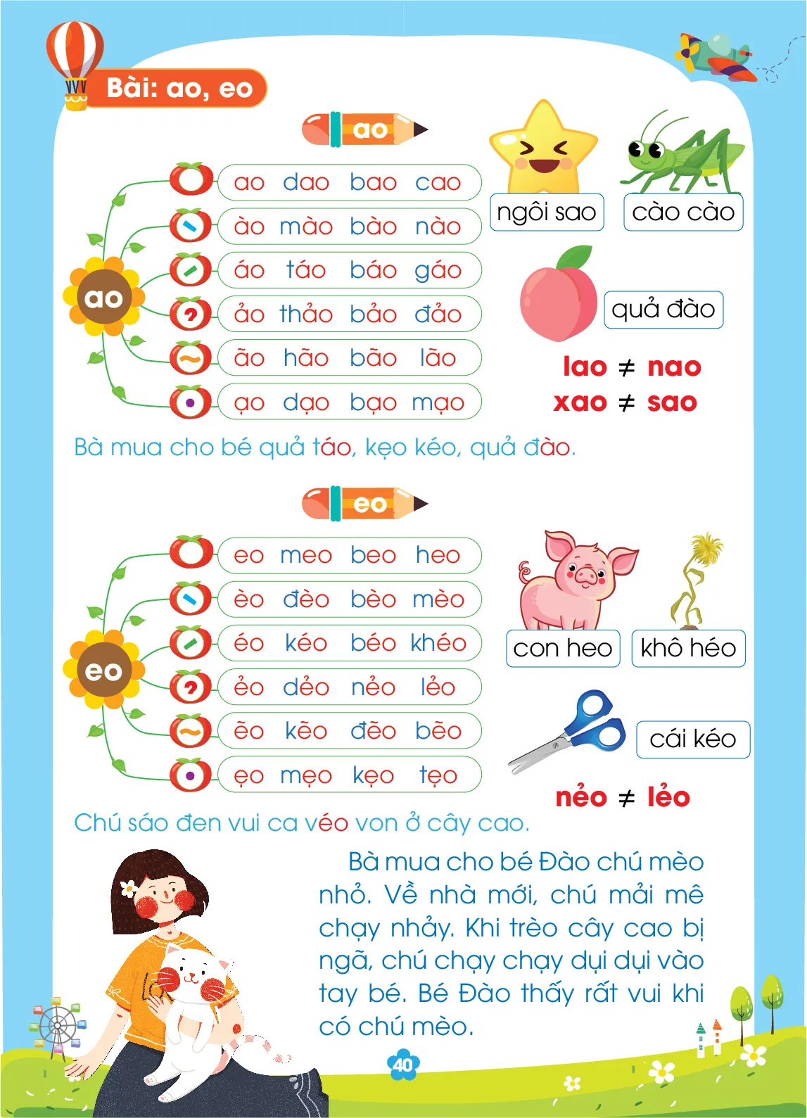 Luyện đọc Đánh vần Tư duy – Ngôn ngữ (bìa xanh) — ảnh 7