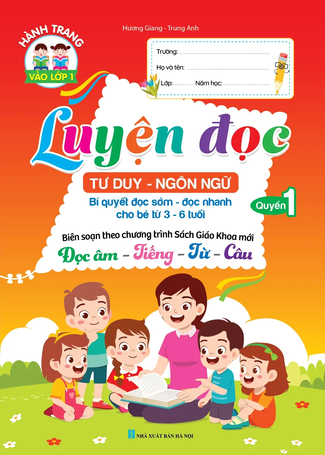 Luyện đọc Tư duy – Ngôn ngữ (bìa đỏ) – sách giáo dục cho bé