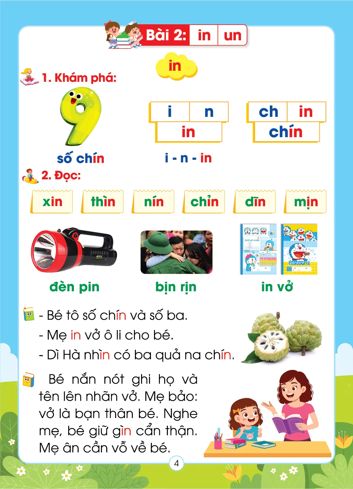 Luyện đọc TIẾNG VIỆT 1 (bìa vàng) (Quyển 2 – vân) — ảnh 5