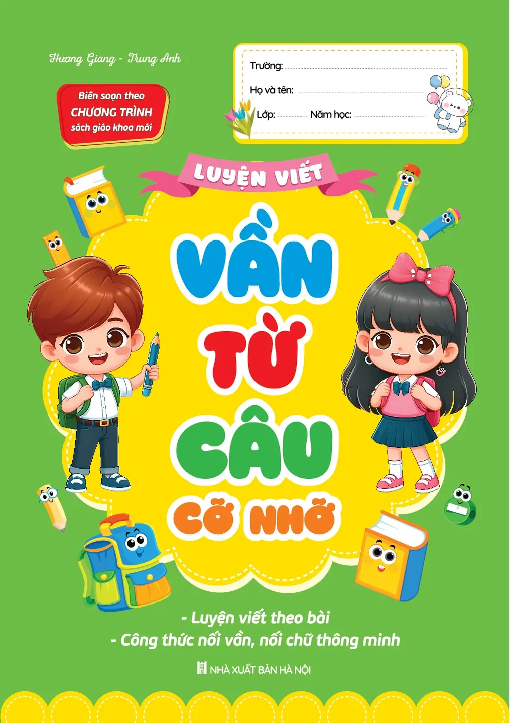 Luyện viết Vần Từ Câu - cỡ nhỡ – sách giáo dục cho bé