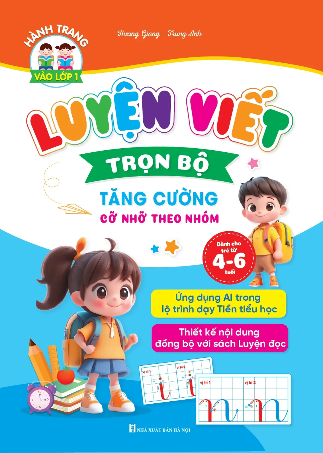 Luyện viết tăng cường trọn bộ - Mẫu mới ít chấm – sách giáo dục cho bé