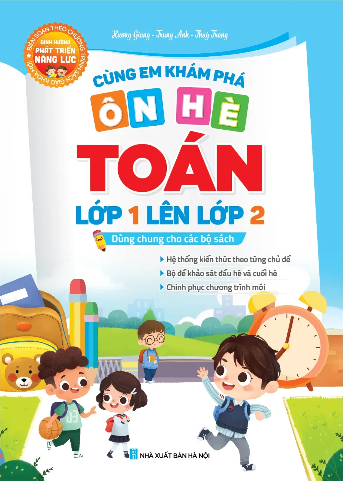 Cùng em khám phá Ôn hè Toán lớp 1 lên lớp 2 – sách giáo dục cho bé