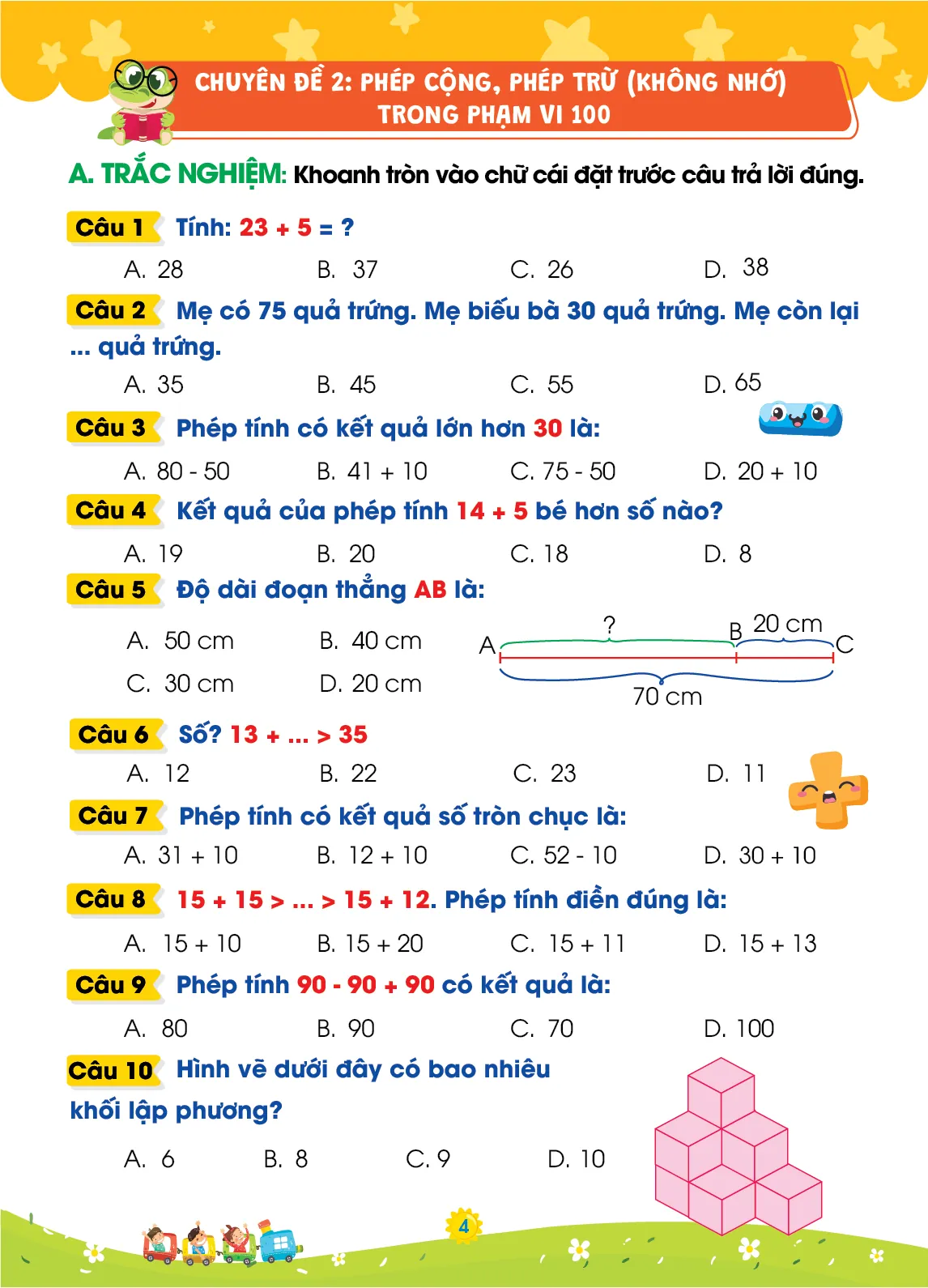Cùng em khám phá Ôn hè Toán lớp 1 lên lớp 2 — ảnh 5