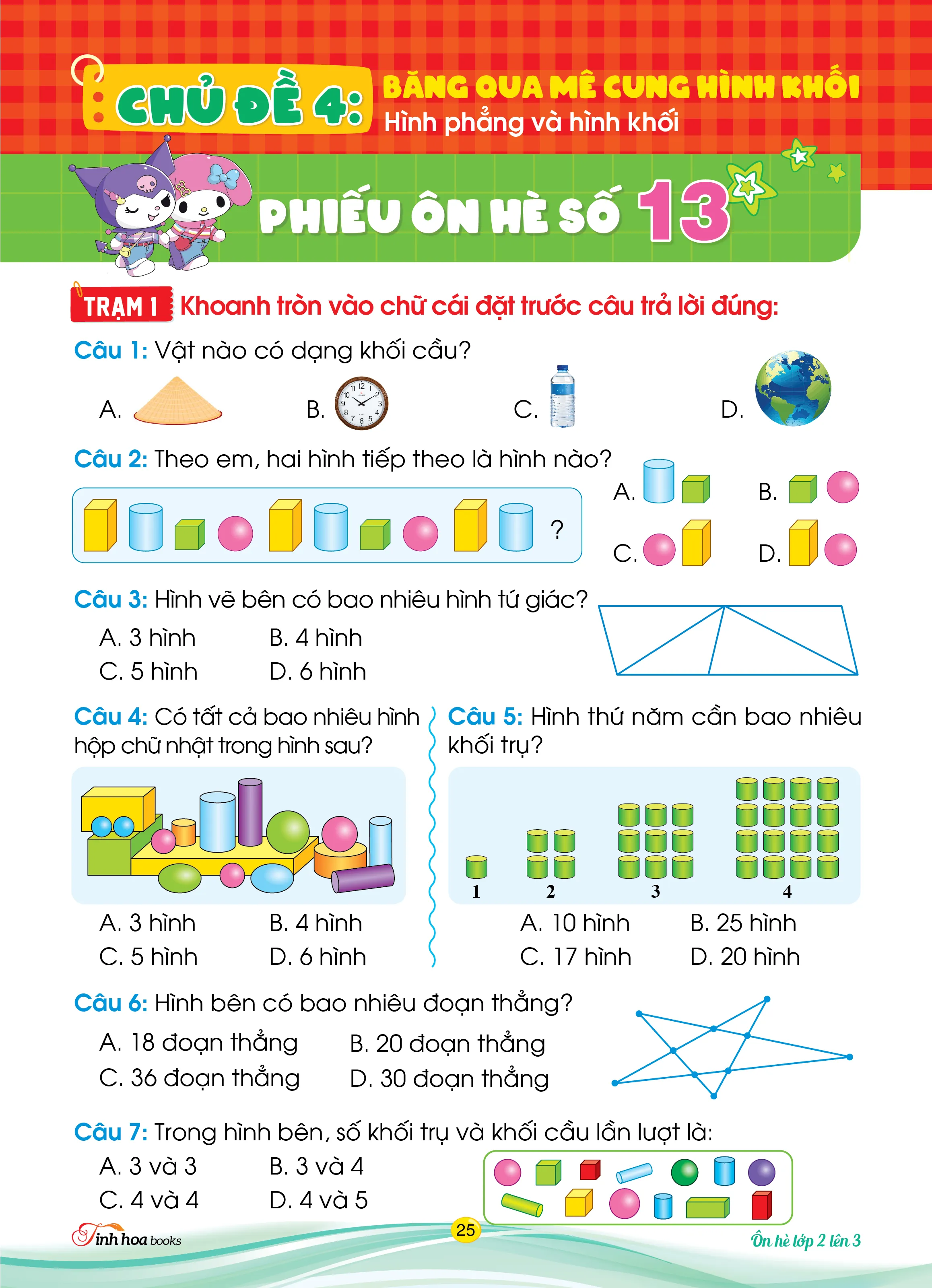 Cùng em bồi dưỡng Ôn hè Toán lớp 2 lên lớp 3 — ảnh 5