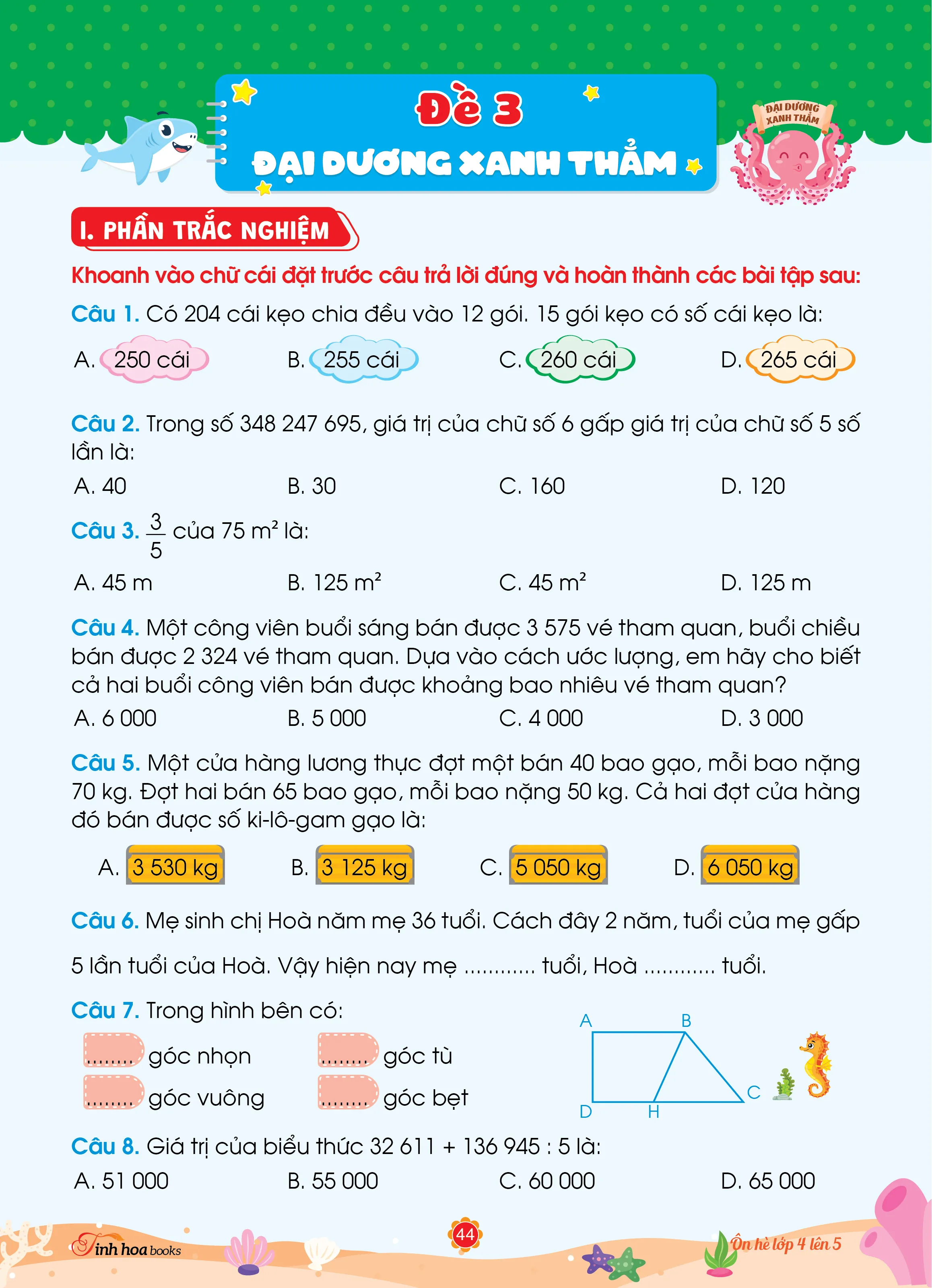 Cùng em bồi dưỡng Ôn hè Toán lớp 4 lên lớp 5 — ảnh 6