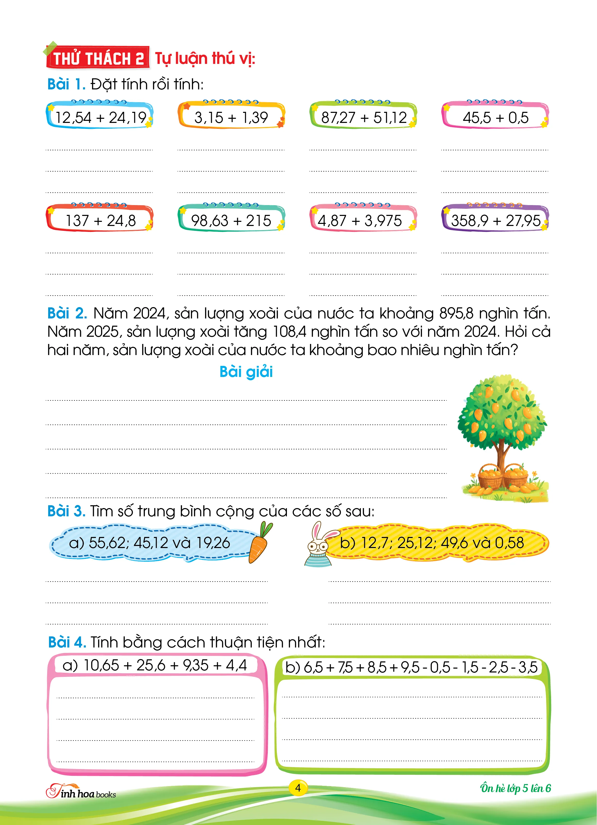 Cùng em bồi dưỡng Ôn hè Toán lớp 5 lên lớp 6 — ảnh 5