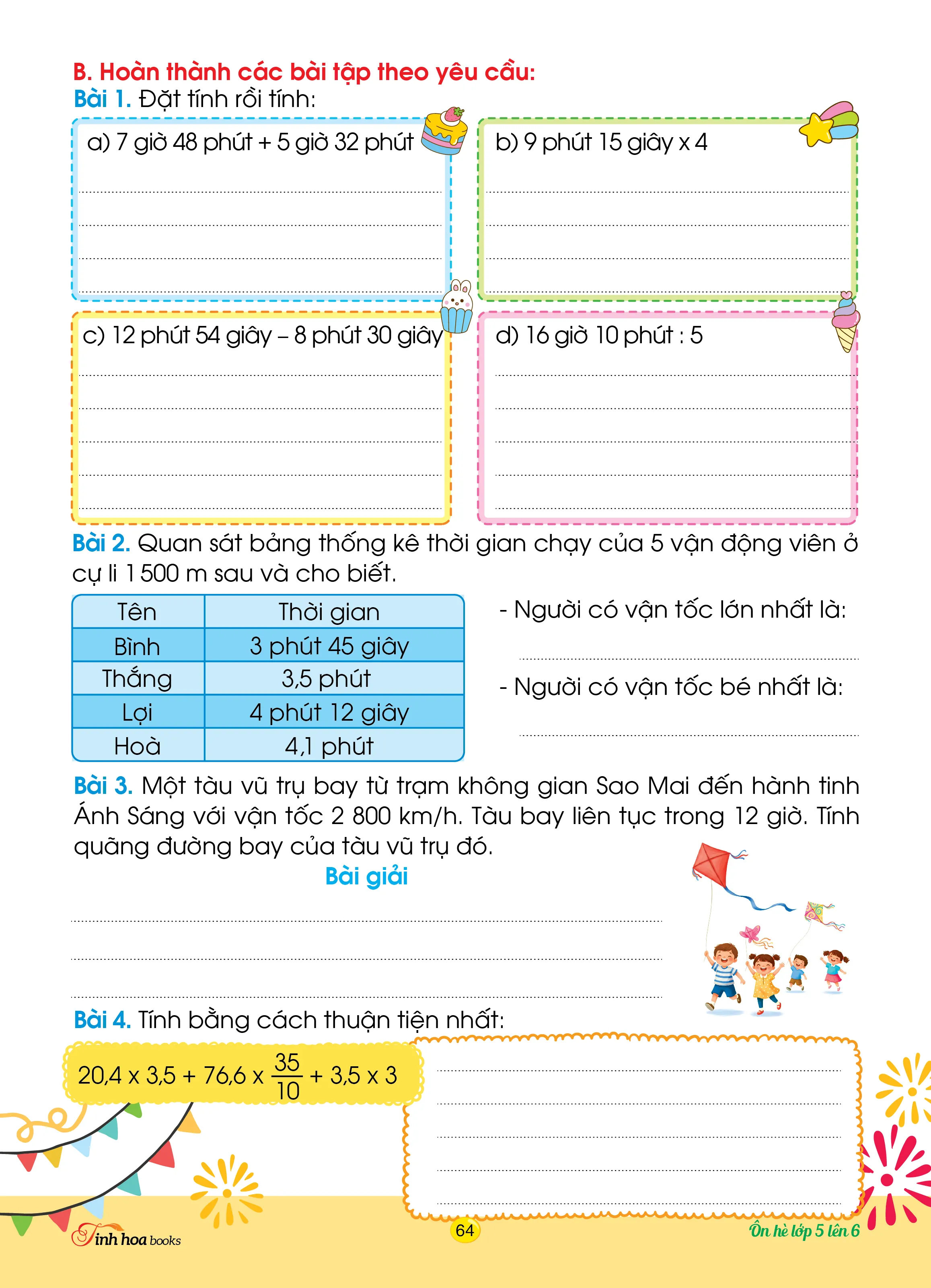 Cùng em bồi dưỡng Ôn hè Toán lớp 5 lên lớp 6 — ảnh 10