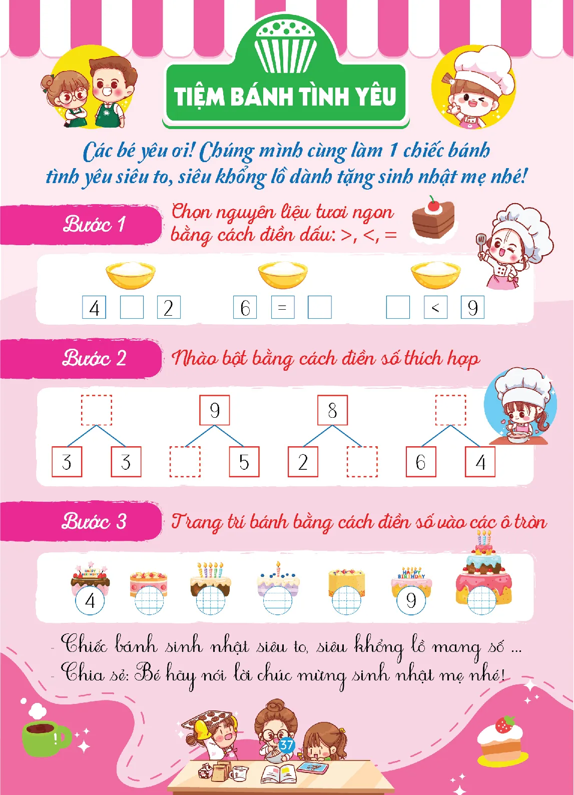 Vở ô li Toán tư duy Tiền tiểu học (bìa xanh) — ảnh 4