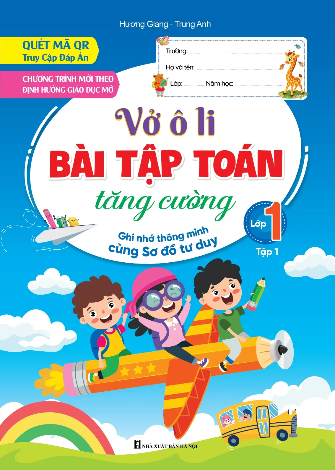 Vở ô li bài tập Toán tăng cường tập 1 (Kết nối) – sách giáo dục cho bé