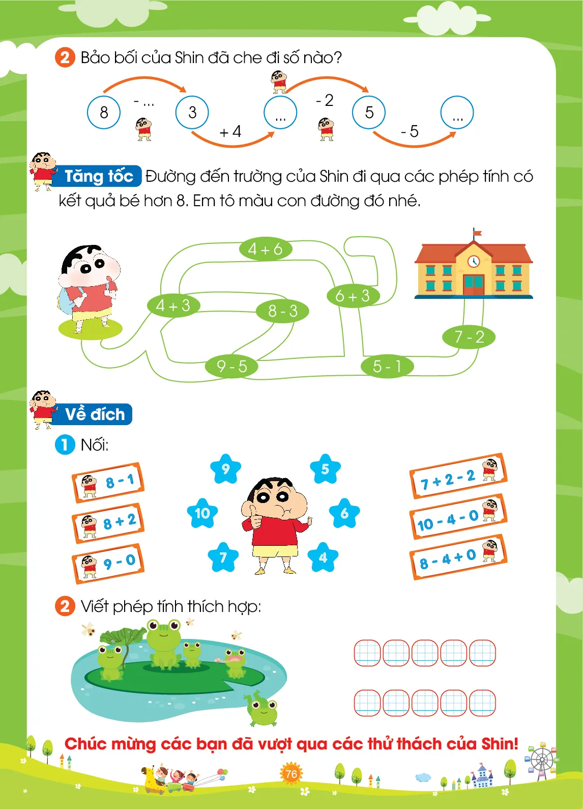 Vở ô li bài tập Toán tăng cường tập 1 (Kết nối) — ảnh 9