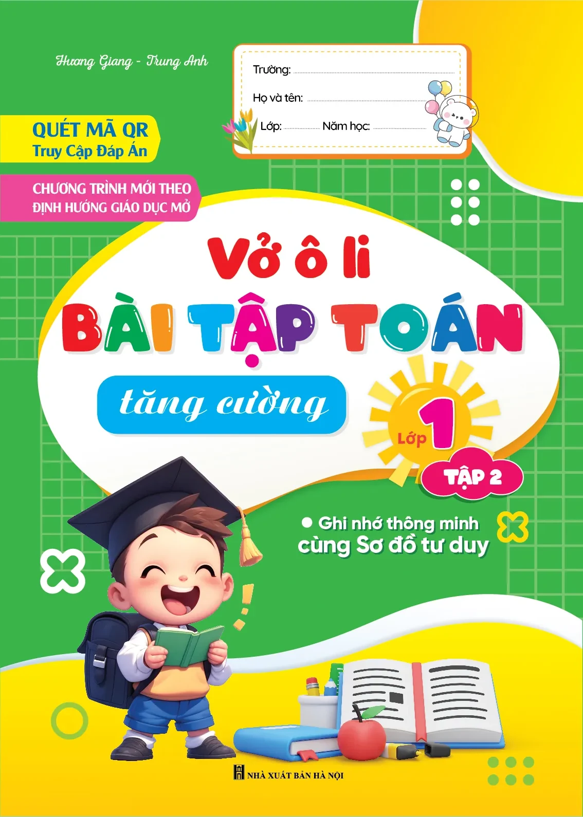 Vở ô li bài tập Toán tăng cường tập 2 (Kết nối) – sách giáo dục cho bé