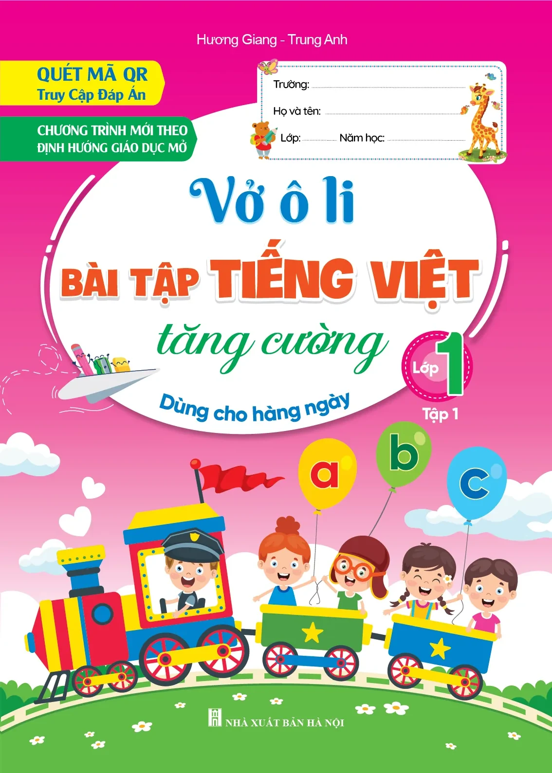 Vở ô li bài tập Tiếng Việt tăng cường tập 1 (Kết nối) – sách giáo dục cho bé